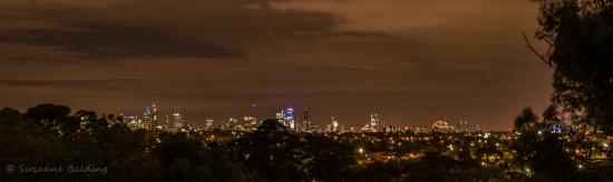 The city looked beautiful tonight from Park Crescent in Essendon.